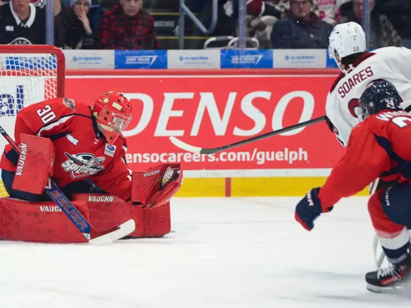 Windsor Spitfires Collapse in Third Period, Fall 5-4 to Guelph Storm