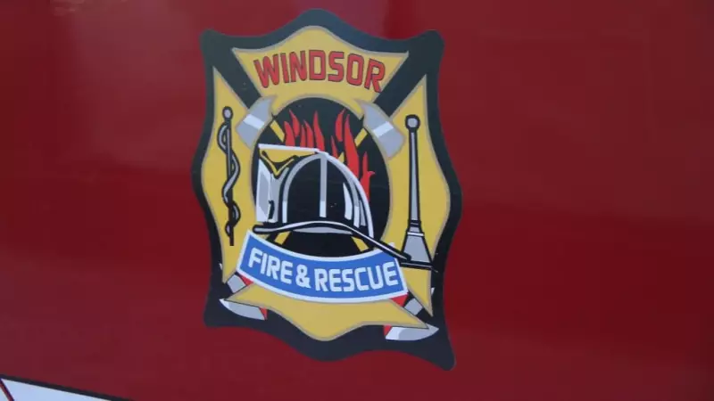 Working Fire Erupts Near Downtown Windsor, Emergency Services Respond