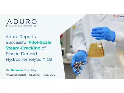 Aduro's Plastic-to-Fuel Breakthrough Validated in Pilot-Scale Cracking