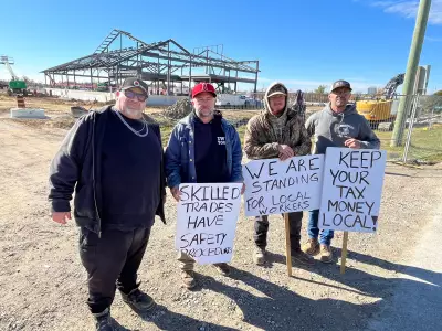 Amherstburg Fire Hall Sparks Union Fury: Local Ironworkers Protest Non-Union Labour