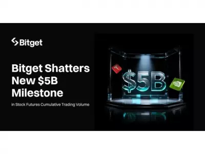 Bitget Hits $5B Stock Futures Volume in Rapid Growth Surge