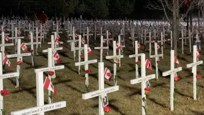 Calgary's Field of Crosses Sunrise Ceremony Shifts Focus to Youth Remembrance