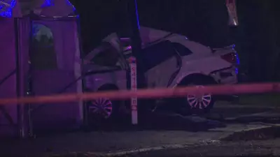 Teen Driver and Passenger Hospitalized After Terrifying Collision with Pole in Montreal