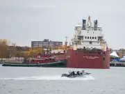 24,000-Tonne Canadian Freighter Freed After Detroit River Grounding