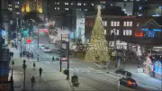 48-Foot Christmas Tree Lights Up Ottawa's ByWard Market