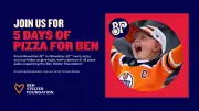 Boston Pizza's 5-Day Fundraiser Supports Ben Stelter Foundation