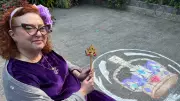 Chalk Queen Kim Egan Brings Vibrant Street Art to York Region
