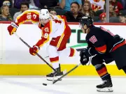 Flames Prospect Gridin Ignites Wranglers With Rookie Scoring Frenzy