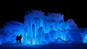 Ice Castles Edmonton 2025: Crews Begin Crafting Winter Wonderland
