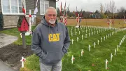 Moncton Resident Creates Moving Lawn Tribute for Veterans