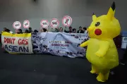 Pikachu Protest at UN Climate Summit Demands Japan End Fossil Fuel Financing