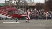 Santa Arrives by Helicopter in Windsor for Festive Season Kickoff