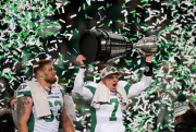 Saskatchewan Roughriders Celebrate 2025 Grey Cup Victory in Regina