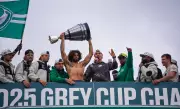 Saskatchewan Roughriders Celebrate Grey Cup Victory with Regina Parade