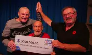 Three Barrie Grandfathers Win $1M Lottery Prize in Group Play