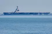 U.S. Aircraft Carrier Arrives in Caribbean Near Venezuela