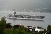 U.S. Aircraft Carrier USS Gerald R. Ford Approaches Venezuela in Power Display