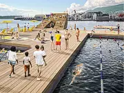 Vancouver's Burrard Inlet Getting Game-Changing Swimming Deck | Waterfront Transformation
