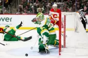 Wild's Wallstedt Shuts Out Flames with 36 Saves, Boldy Shines in 2-0 Victory