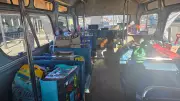 Winnipeg Transit Bus Filled with Donations at ATU's Annual Holiday Event