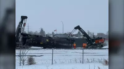 9 CN Rail Cars Derail at Winnipeg's Jubilee Station on December 28