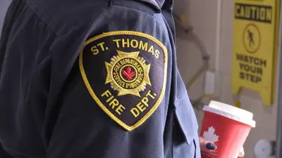 Active Fire Erupts in St. Thomas: London News Crews Respond to Scene