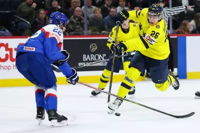 Berglund's Late Winner Lifts Sweden to 3-2 Victory Over Slovakia at World Juniors
