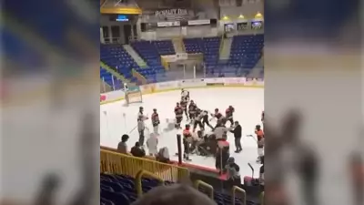 Brawl erupts at Vernon minor hockey game, video shows coaches involved