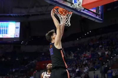 Canadian Teen Olivier Rioux, World's Tallest, Scores First College Dunk