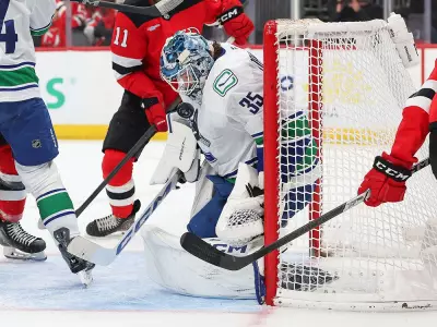 Demko's 25-Save Rebound, Myers' Heroics Lead Canucks to 2-1 Win Over Devils