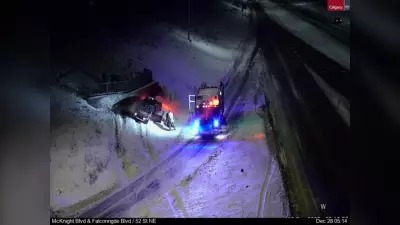 Early-Morning Collision on McKnight Blvd Injures One, Closes NE Calgary Intersection