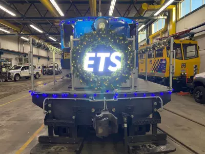 Edmonton's LRT Holiday Train Unveiled for 2025 Festive Season