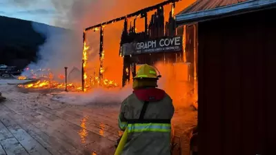 Northern Lights Spark Renewal in Telegraph Cove, B.C., One Year After Devastating Fire