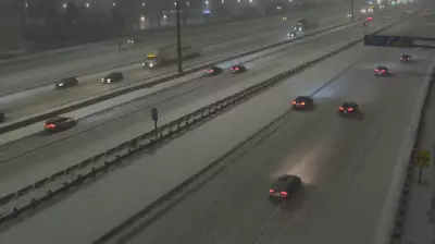 OPP Urges Drivers: Avoid Four-Way Flashers in Snow for Safety