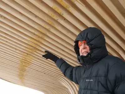 School Bus Illegally Drives on Pathway, Damages Ottawa's $45M Kìwekì Point