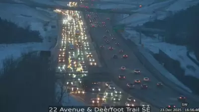 Single-Vehicle Crash on Deerfoot Trail Leaves Calgary Man with Life-Threatening Injuries