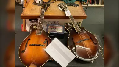 Stolen Mandolins Returned to New Jersey Shop with Drunk Apology Note