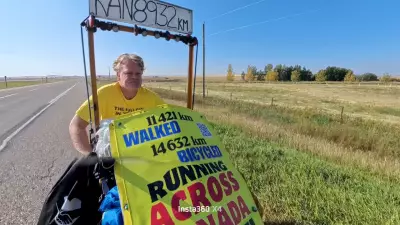Trevor Redmond Completes Third Halifax-to-Vancouver Run as 'Fellow in Yellow'