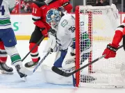 Demko's 25-Save Rebound, Myers' Heroics Lead Canucks to 2-1 Win Over Devils