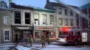 Downtown Kingston Fire Damages Two Businesses on December 21, 2025