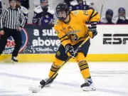 Flames Prospect Ethan Wyttenbach Leads NCAA Freshmen, Snubbed for World Juniors