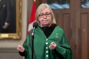 Green Party's Elizabeth May Open to Future Liberal Support, Says 'Never Say Never'