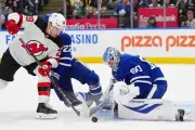 Joseph Woll's 33-Save Shutout Leads Maple Leafs to 4-0 Victory Over Devils