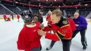 Ottawa Students Skate with Senators Stars at Canadian Tire Centre