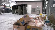 Regina Community Fridge Destroyed by Fire, Investigation Underway