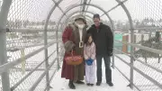 Santa's 15th Year Spreading Cheer Over Edmonton's St. Albert Trail