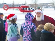 Santa's STARS Helicopter Visit Brings Joy to Alberta Children's Hospital