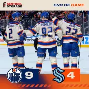 Savoie Scores Twice, Oilers Rout Kraken 9-4 in High-Octane Victory