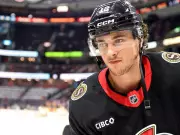 Senators' Shane Pinto Out vs. Blues with Lower-Body Injury, Call-Up Likely