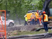 Water Main Break in Calgary Disrupts 2,000 Homes, Closes Trans-Canada Highway